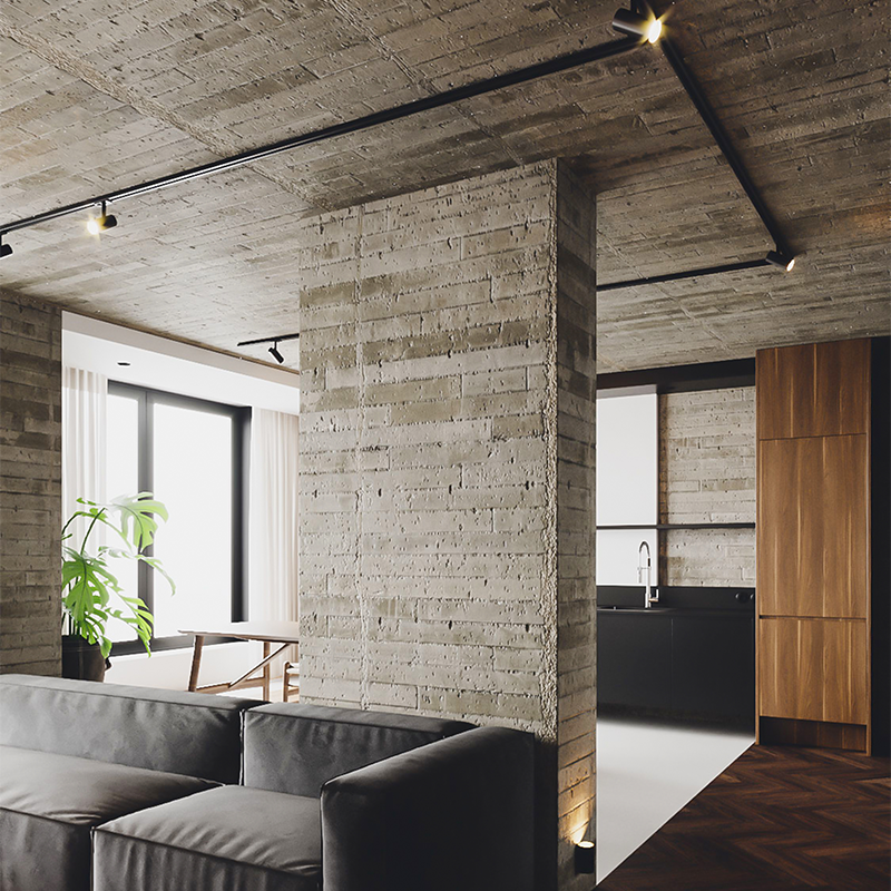 Imagen de referencia del ríel de sobreponer de 2 metros de largo, para luminarias LED Tracklights