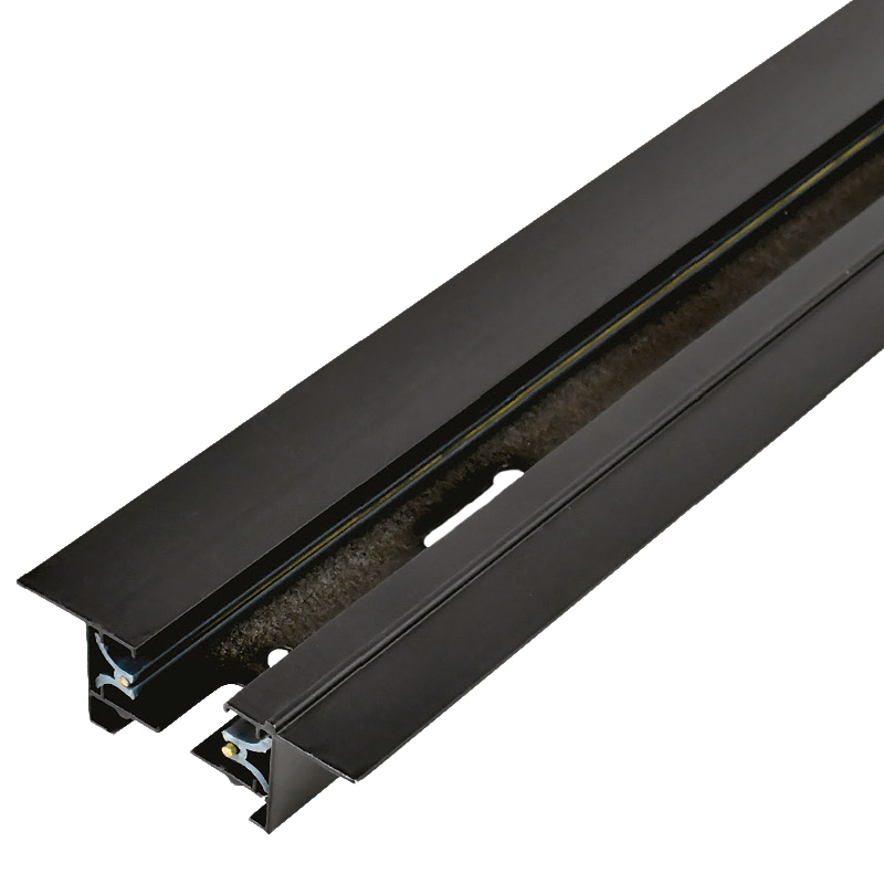 Ríel de empotrar de 1 metro de largo, para luminarias LED Tracklights