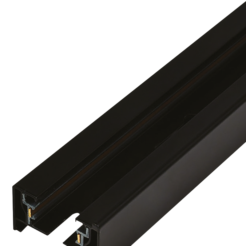 Ríel de sobreponer de 1 metro de largo, para luminarias LED Tracklights